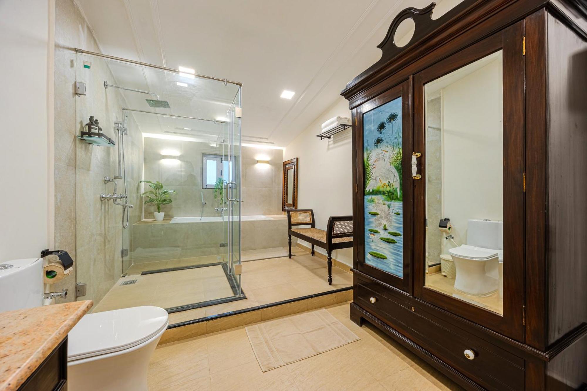 Elivaas 4 Bhk Villa Near Beach With Private Pool & Bar - Casa Boa Vida カンドリム エクステリア 写真