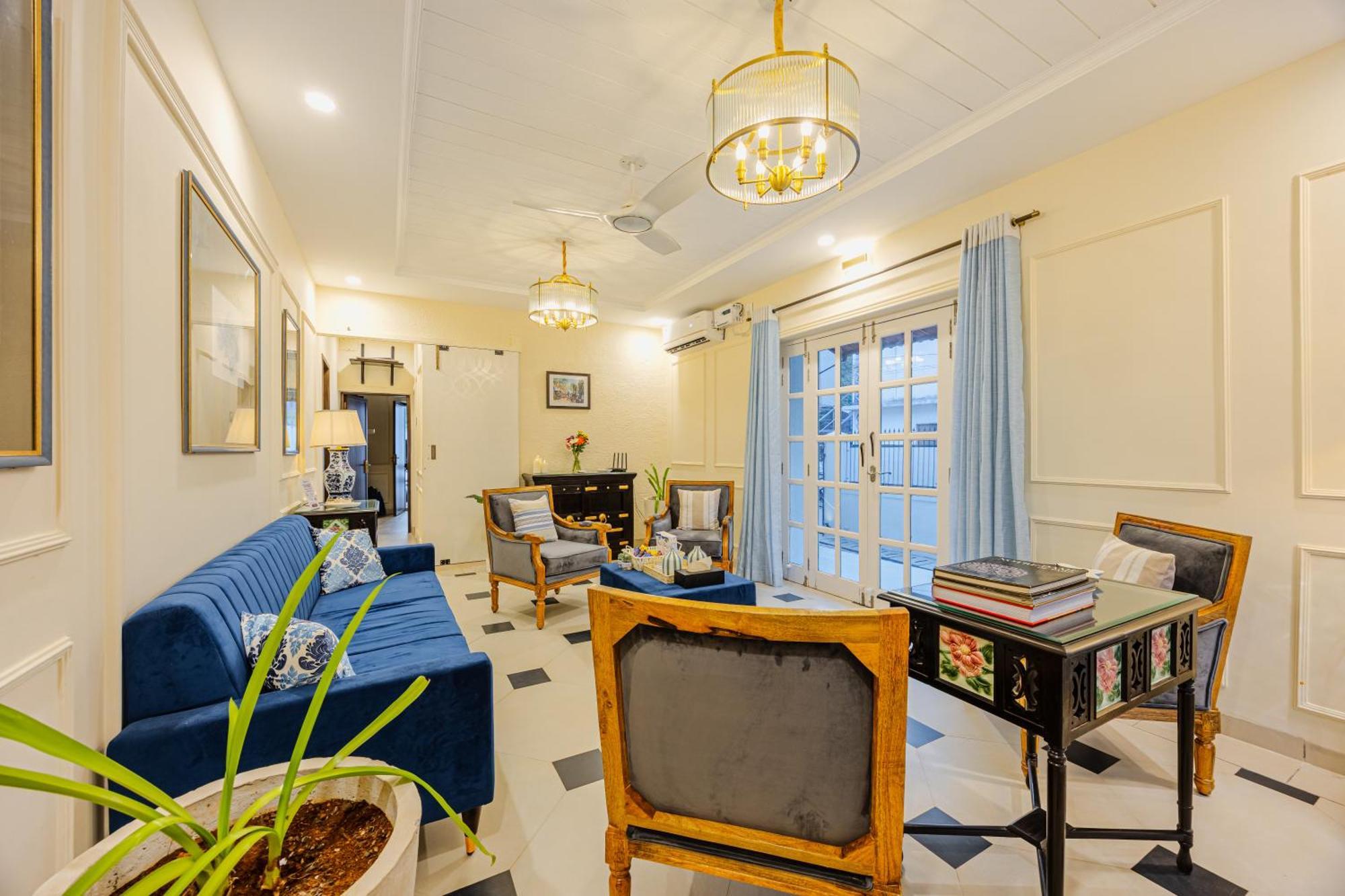 Elivaas 4 Bhk Villa Near Beach With Private Pool & Bar - Casa Boa Vida カンドリム エクステリア 写真